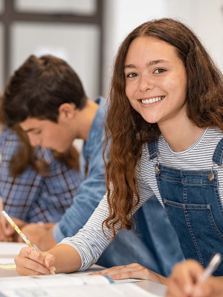 Leerling tijdens een open dag
